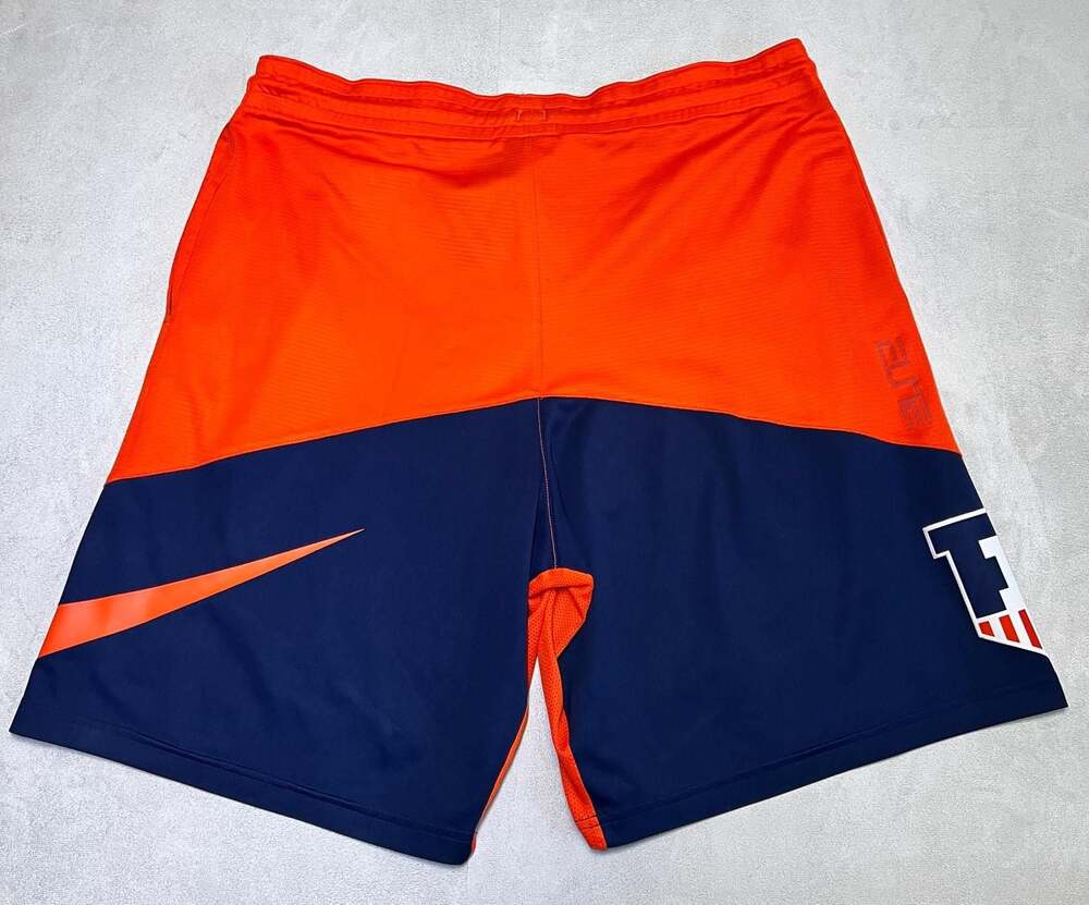 Nike University of Illinois Fighting Illini Shorts Mens Large